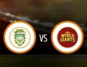 Asia Lions vs World Giants Legends League Cricket T20 Match Prediction